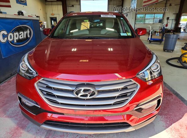 5XYZUDLB3HG494019 2017 HYUNDAI SANTA Red 