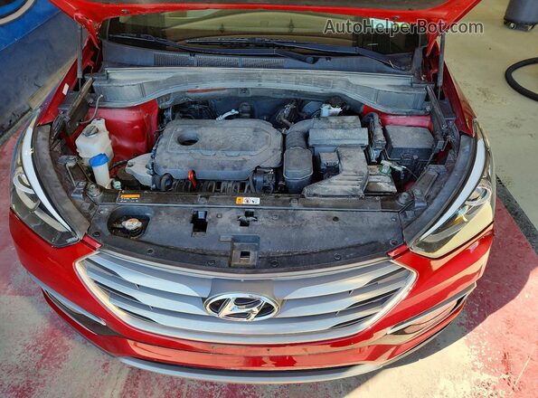 5XYZUDLB3HG494019 2017 HYUNDAI SANTA Red 