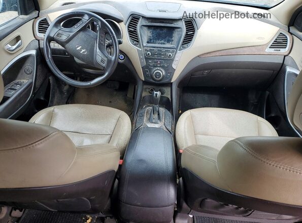 5XYZUDLB3JG523024 2018 HYUNDAI SANTA Blue Vista del salpicadero