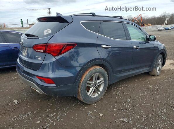 5XYZUDLB3JG523024 2018 HYUNDAI SANTA Blue Trasero derecho