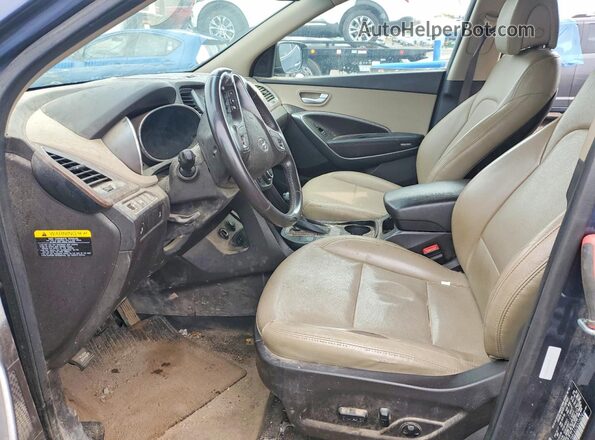 5XYZUDLB3JG523024 2018 HYUNDAI SANTA Blue Vista interior delantera