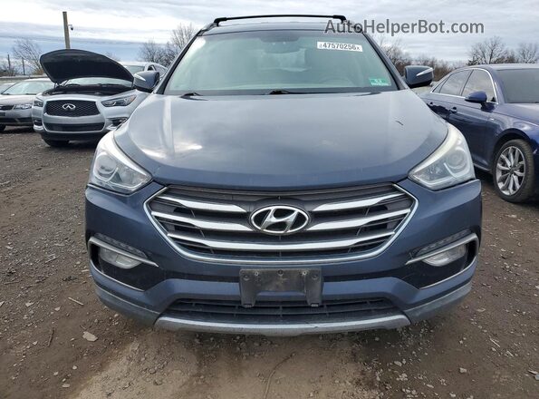 5XYZUDLB3JG523024 2018 HYUNDAI SANTA Blue Vista frontal