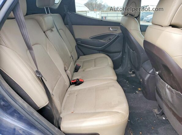 5XYZUDLB3JG523024 2018 HYUNDAI SANTA Blue Vista interior trasera