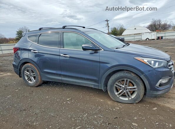 5XYZUDLB3JG523024 2018 HYUNDAI SANTA Blue Delantero derecho