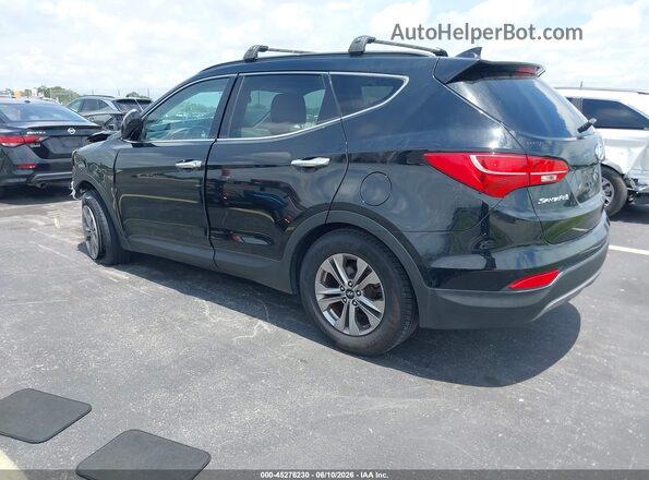 5XYZUDLB4GG372753 2016 HYUNDAI SANTA FE SPORT Black Tył lewy