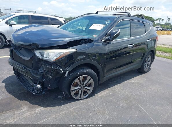 5XYZUDLB4GG372753 2016 HYUNDAI SANTA FE SPORT Black Przód lewy