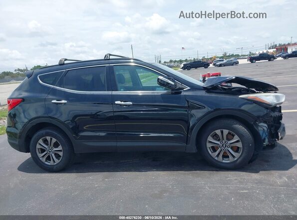 5XYZUDLB4GG372753 2016 HYUNDAI SANTA FE SPORT Black Widok wnętrza 360 stopni