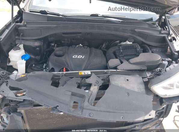 5XYZUDLB4GG372753 2016 HYUNDAI SANTA FE SPORT Black Widok z tyłu