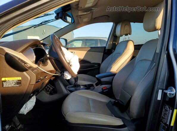 5XYZUDLB4HG444889 2017 HYUNDAI SANTA Charcoal Vista interior delantera