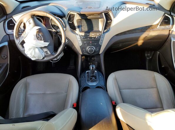 5XYZUDLB4HG444889 2017 HYUNDAI SANTA Charcoal Vista del salpicadero