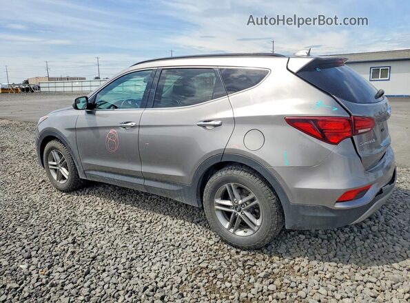 5XYZUDLB5HG402120 2017 HYUNDAI SANTA Gray Trasero izquierdo