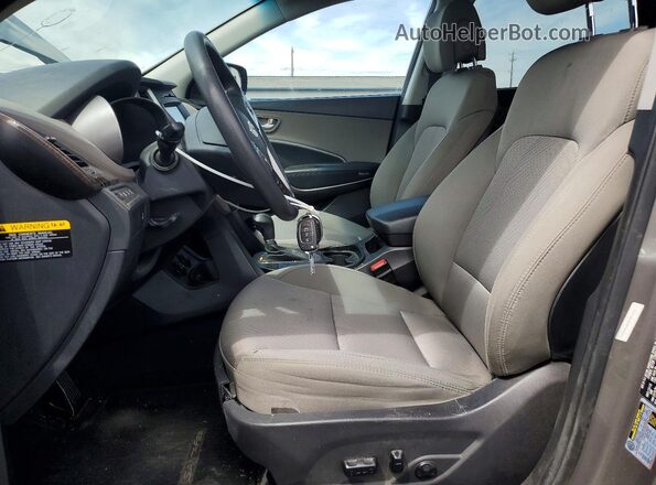 5XYZUDLB5HG402120 2017 HYUNDAI SANTA Gray Vista interior delantera