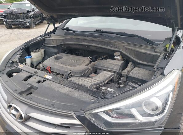 5XYZUDLB6HG384694 2017 HYUNDAI SANTA FE SPORT Серый Вид сзади
