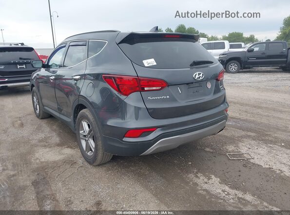 5XYZUDLB6HG384694 2017 HYUNDAI SANTA FE SPORT Серый Задняя левая четверть