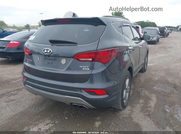 5XYZUDLB6HG384694 2017 HYUNDAI SANTA FE SPORT Серый Задняя правая четверть