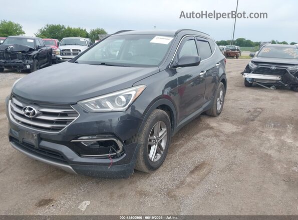 5XYZUDLB6HG384694 2017 HYUNDAI SANTA FE SPORT Серый Передняя левая четверть