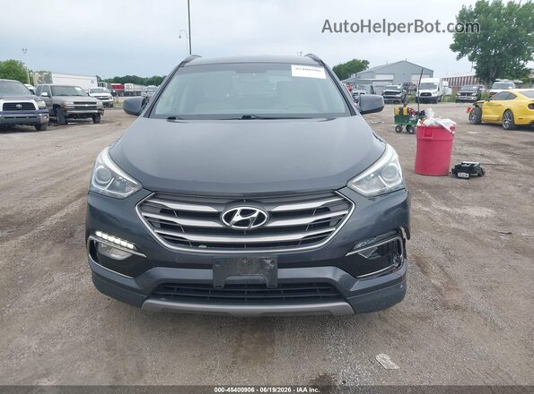 5XYZUDLB6HG384694 2017 HYUNDAI SANTA FE SPORT Серый Вид щитка приборов