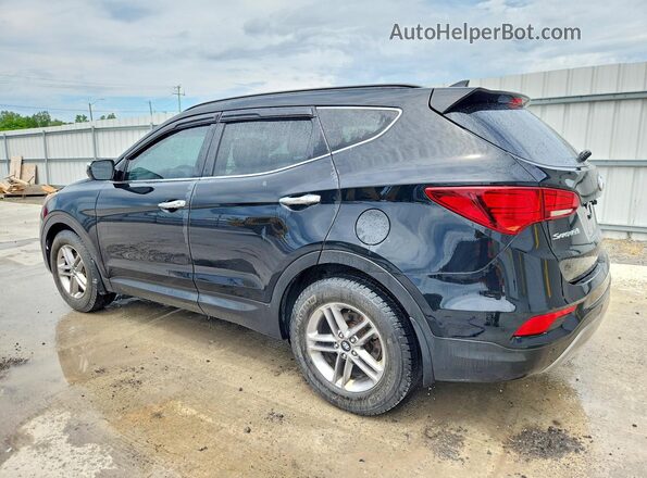 5XYZUDLB6HG414499 2017 HYUNDAI SANTA Black Trasero izquierdo