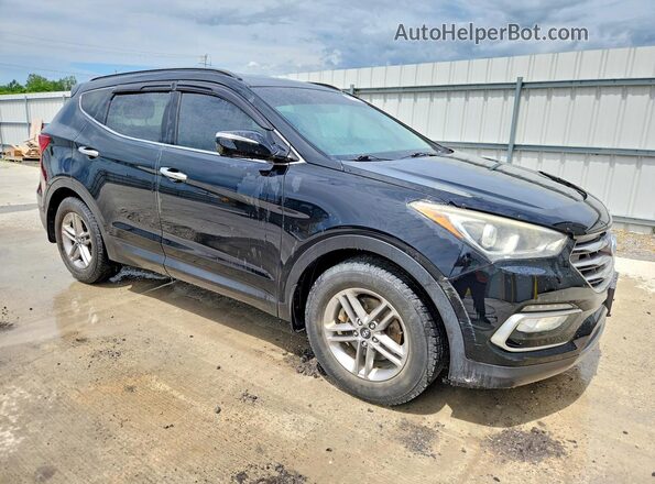 5XYZUDLB6HG414499 2017 HYUNDAI SANTA Black Delantero derecho