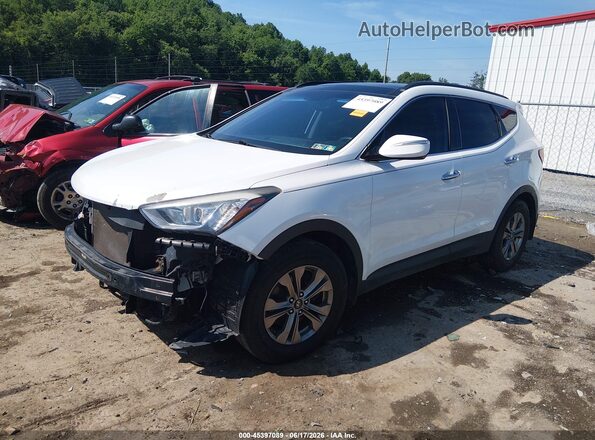 5XYZUDLB7GG325085 2016 HYUNDAI SANTA FE SPORT White Front left