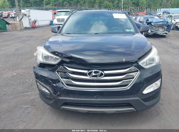5XYZUDLB7GG355123 2016 HYUNDAI SANTA FE SPORT Black Вид спереду