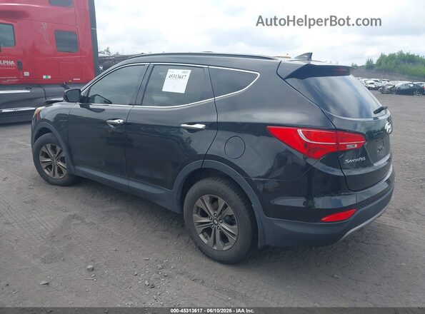5XYZUDLB7GG355123 2016 HYUNDAI SANTA FE SPORT Black Задня ліва чверть