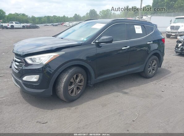 5XYZUDLB7GG355123 2016 HYUNDAI SANTA FE SPORT Black Передня ліва чверть