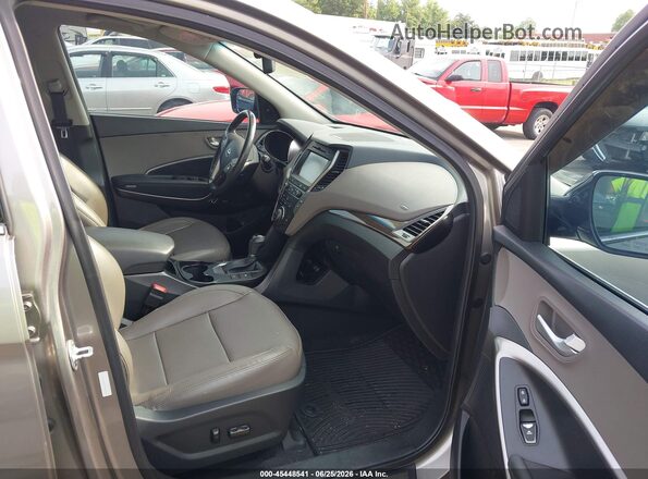 5XYZUDLB7HG406914 2017 HYUNDAI SANTA FE SPORT Gray წინა სალონის ხედი