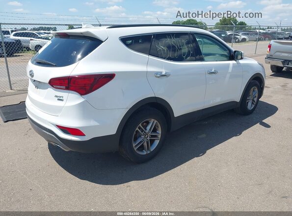5XYZUDLB7HG417296 2017 HYUNDAI SANTA FE SPORT White Trasero derecho