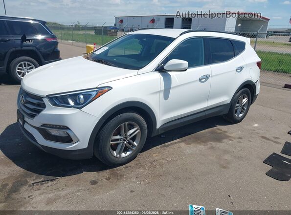 5XYZUDLB7HG417296 2017 HYUNDAI SANTA FE SPORT White Vista tres cuartos delantera izquierda