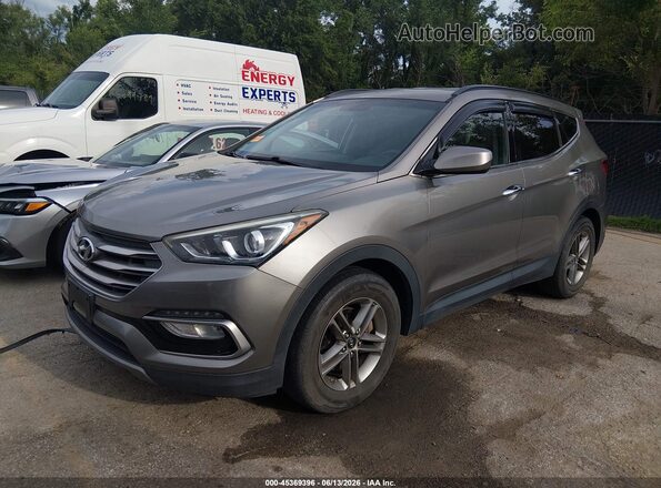 5XYZUDLB7HG418528 2017 HYUNDAI SANTA FE SPORT Gray Przód lewy
