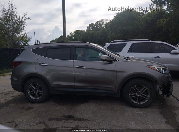 5XYZUDLB7HG418528 2017 HYUNDAI SANTA FE SPORT Gray Widok wnętrza z tyłu
