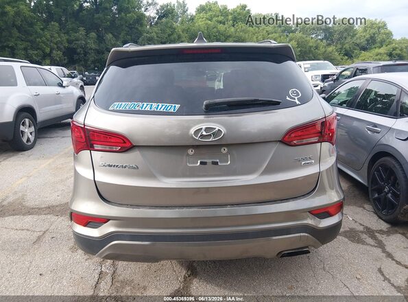 5XYZUDLB7HG418528 2017 HYUNDAI SANTA FE SPORT Gray 