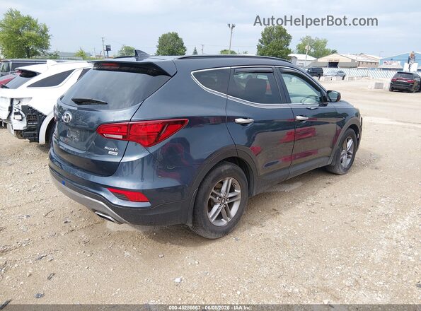 5XYZUDLB7HG430405 2017 HYUNDAI SANTA FE SPORT Blue უკანა მარჯვენა