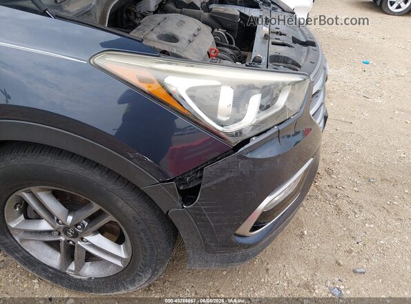 5XYZUDLB7HG430405 2017 HYUNDAI SANTA FE SPORT Blue წინა ხედი
