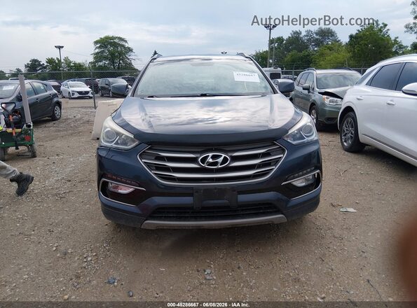 5XYZUDLB7HG430405 2017 HYUNDAI SANTA FE SPORT Blue უკანა სალონის ხედი