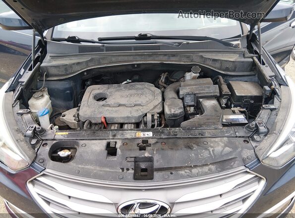 5XYZUDLB7HG430405 2017 HYUNDAI SANTA FE SPORT Blue უკანა ხედი