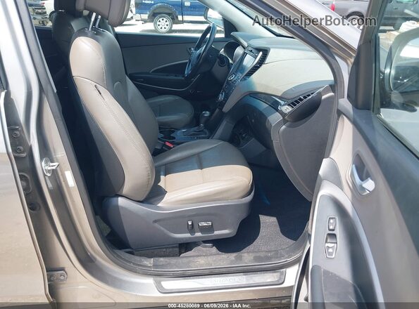 5XYZUDLB8GG362100 2016 HYUNDAI SANTA FE SPORT Серый Вид салона спереди
