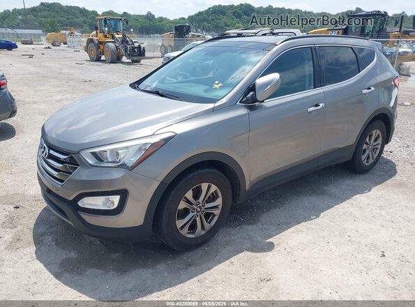 5XYZUDLB8GG362100 2016 HYUNDAI SANTA FE SPORT Серый Передняя левая четверть