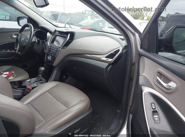 5XYZUDLB8HG427190 2017 HYUNDAI SANTA FE SPORT Gray Front interior view