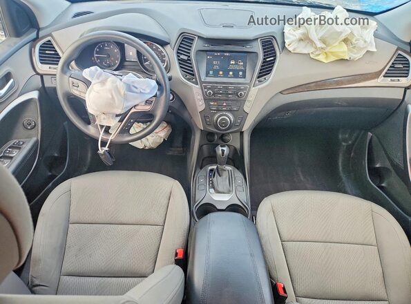 5XYZUDLB8JG536996 2018 HYUNDAI SANTA Gray წინა პანელის ხედი