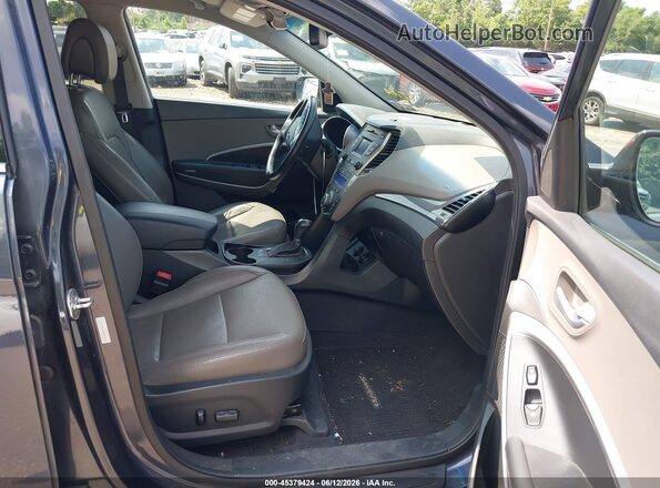 5XYZUDLB9GG317053 2016 HYUNDAI SANTA FE SPORT Blue Widok wnętrza z przodu