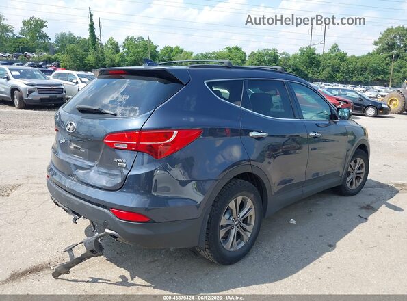 5XYZUDLB9GG317053 2016 HYUNDAI SANTA FE SPORT Blue Tył prawy