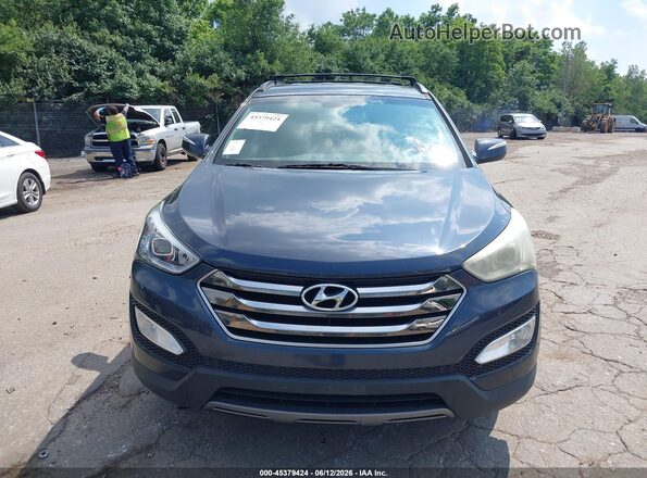 5XYZUDLB9GG317053 2016 HYUNDAI SANTA FE SPORT Blue Widok zestawu wskaźników