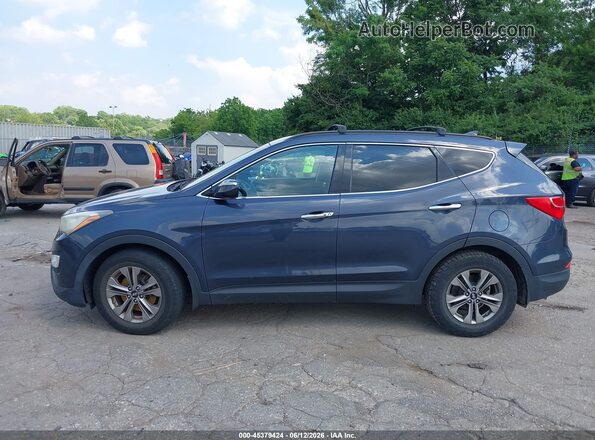5XYZUDLB9GG317053 2016 HYUNDAI SANTA FE SPORT Blue Widok wnętrza 360 stopni