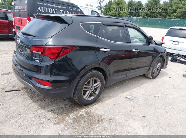 5XYZUDLB9HG387606 2017 HYUNDAI SANTA FE SPORT Черный Задняя правая четверть
