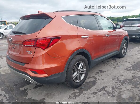 5XYZUDLB9HG452843 2017 HYUNDAI SANTA FE SPORT Orange Trasero derecho