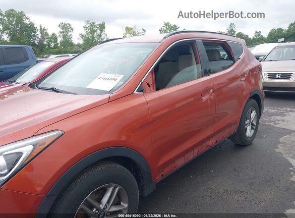 5XYZUDLB9HG452843 2017 HYUNDAI SANTA FE SPORT Orange Vista frontal