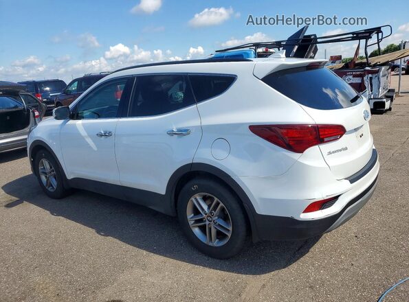 5XYZUDLB9JG547571 2018 HYUNDAI SANTA White უკანა მარცხენა