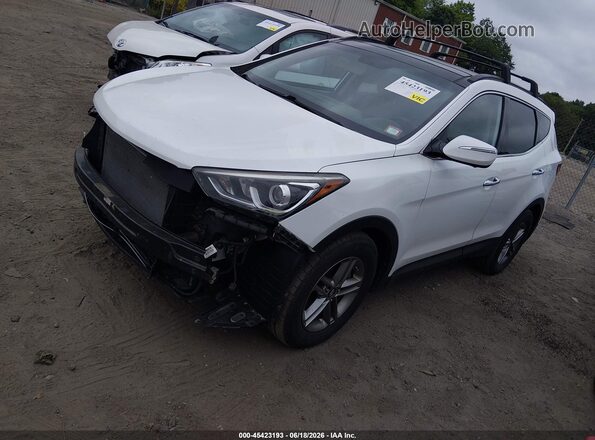 5XYZUDLBXHG460806 2017 HYUNDAI SANTA FE SPORT Белый Передняя левая четверть